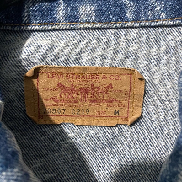 Vintage Levi’s denim jacket men’s medium - Picture 3 of 4